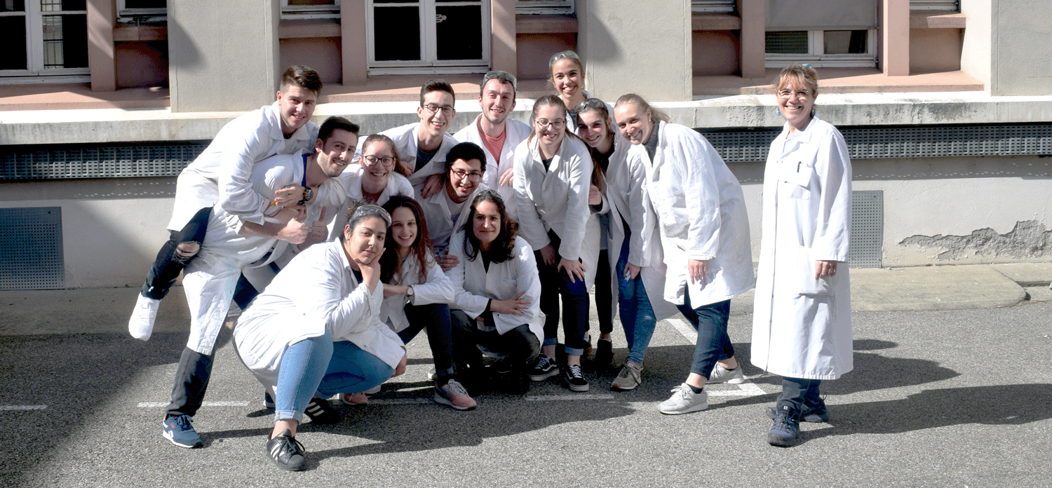 Les étudiants du département Chimie de l'IUT1