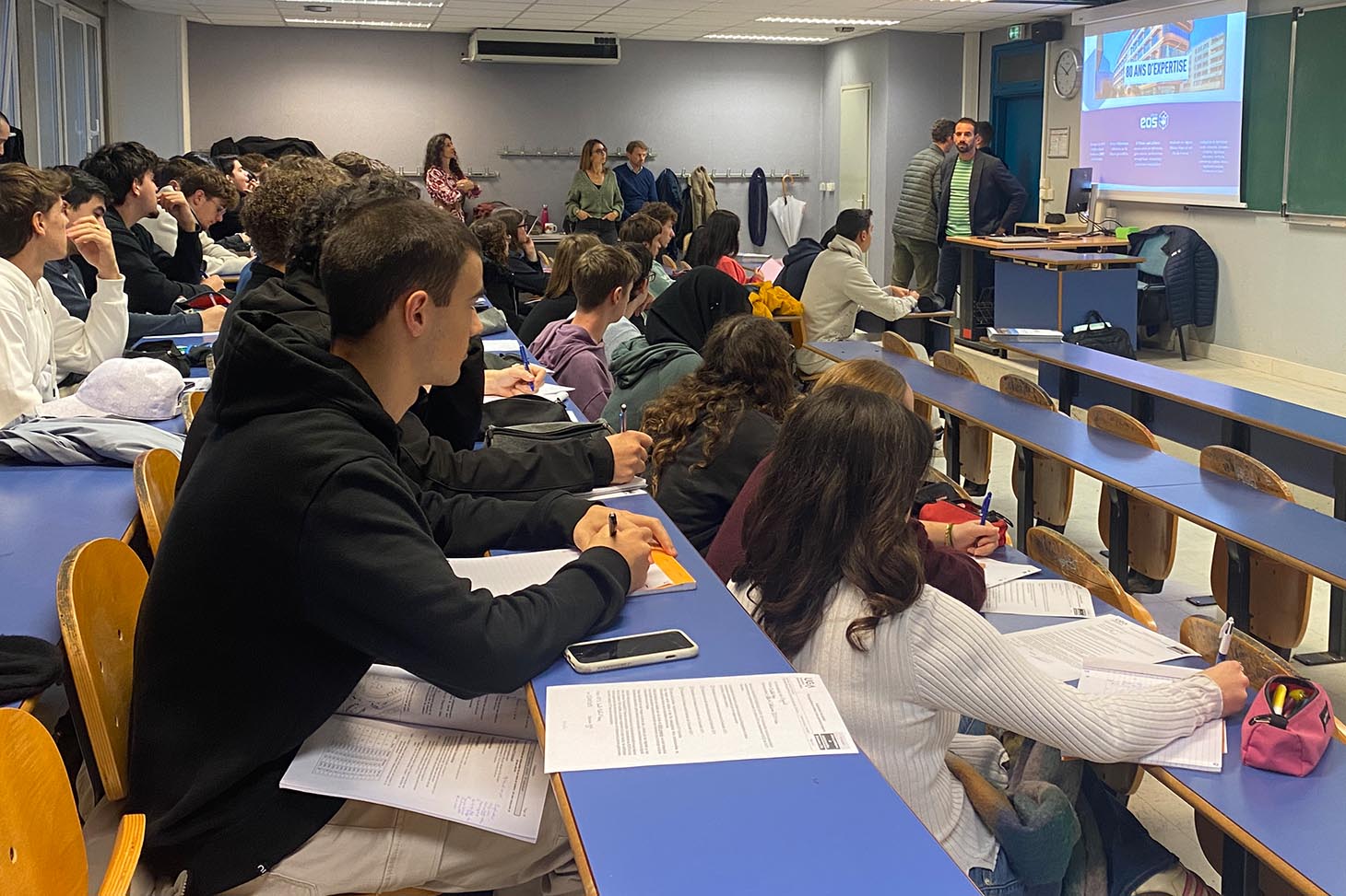 présentation du groupe EOS aux étudiants de BUT1 GCCD