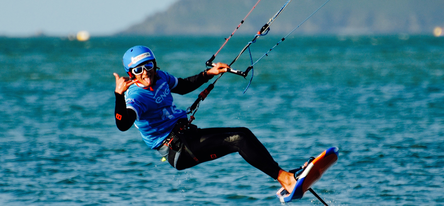 Hugo Chaboud champion de kitesurf